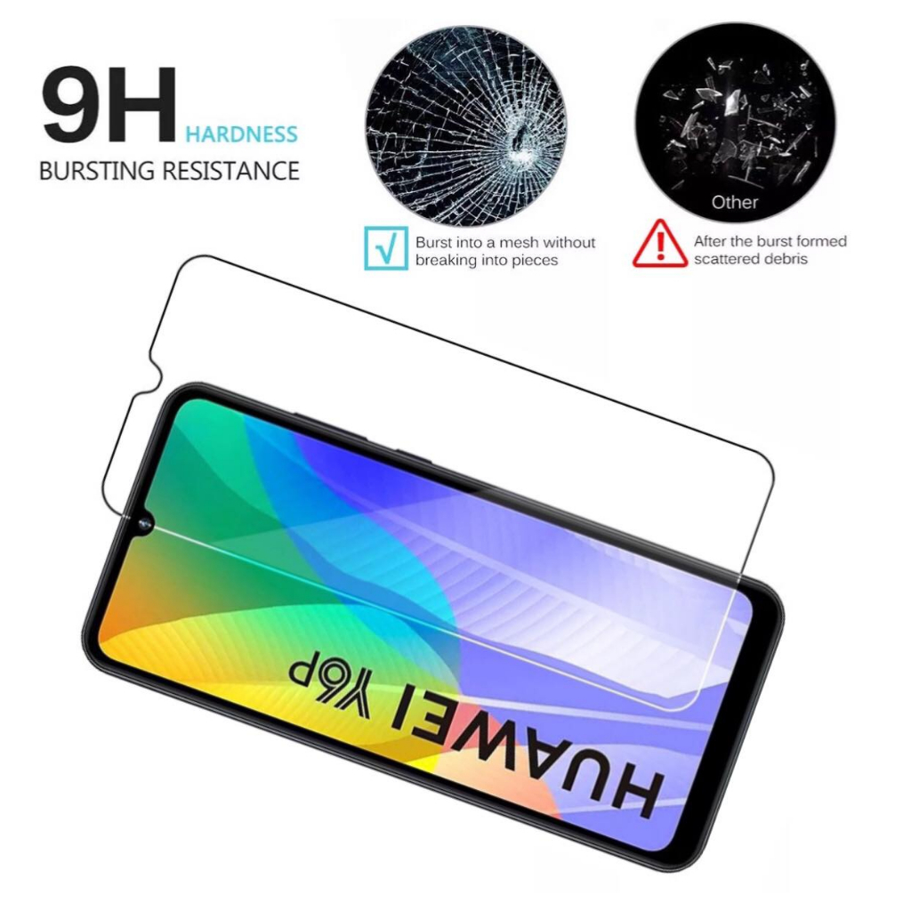 ฟิล์มกระจก ไม่เต็มจอ Huawei Y3ii Y5ii Y5P Y6P Y7P Y8P Y3-2017 Y3-2018 Y5-2017 Y5-2018 Y5-2019 Y5lite
