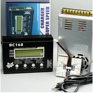 [เครื่องชาท] BC168 V.3  ตั้งชาร์จ Li-Hv ได้ พร้อมสวิทชิ่ง 12V 30A ทำสายพร้อมใช้งาน