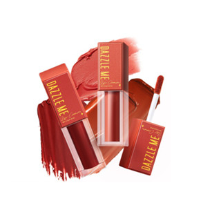 DAZZLE ME Mousse Lip Cream 4.5g ลิปมูสเนื้อครีม เม็ดสีสดแน่นชัด ละมุน ทาได้ทั้งแก้มและปาก