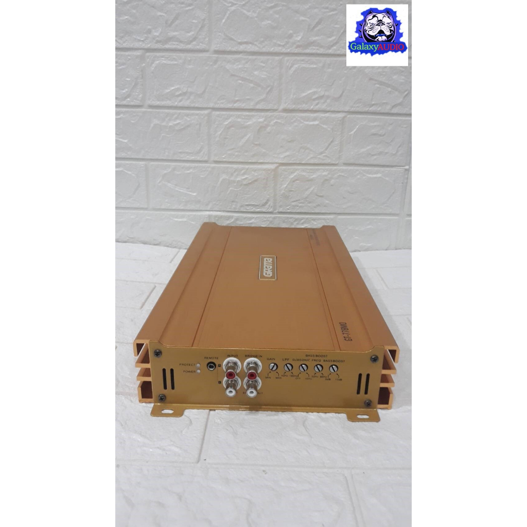 พาเวอร์แอมป์ คลาสดี GT-778MO 3500W แบนกาเทีย วัตรเต็มๆล้นๆไส้แน่นๆ  เพาเวอร์ขับซับ เครื่องเสียงรถยนต