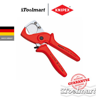 KNIPEX คัดเตอร์ตัดท่อพลาสติก ขนาด 185 มม. 90 20 185 SB (Pipe Cutter)