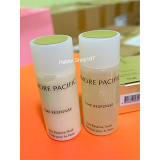 ต้านริ้วรอยขั้นสุด [Toner+Fluid ] Amore Pacific Time Response Skin Reserve 15ml*2