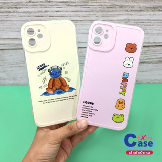 Samsung A04 A04S A10S A12 A22 5G A23 5G A50 A52 J4+ S23 Ultra เคสมือถือนิ่มใส TPU กันเลนส์กล้องนูนลายการ์ตูน