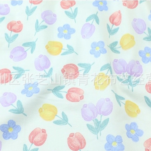 ผ้าคอตตอน 100% ทอทวิล ผ้าเมตร พิมพ์ลายหมี หน้ากว้าง 1.6 เมตร