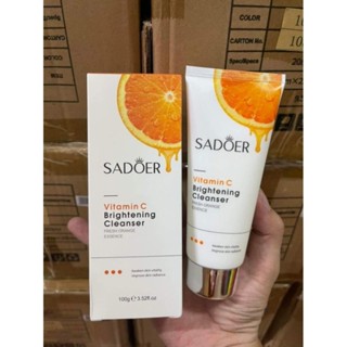 โฟมล้างหน้าสารสกัดเข้มข้น🍊🌟 SADOER Vitamin C Brightening Cleanser