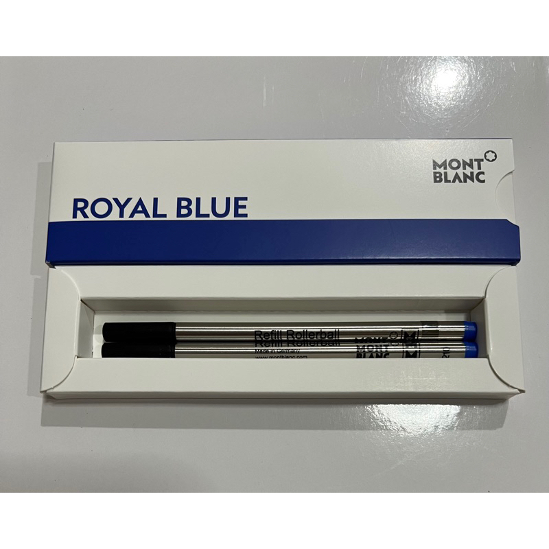 ไส้ปากกา Refill rollerball size M Montblanc สีน้ำเงิน ของแท้ค่ะ