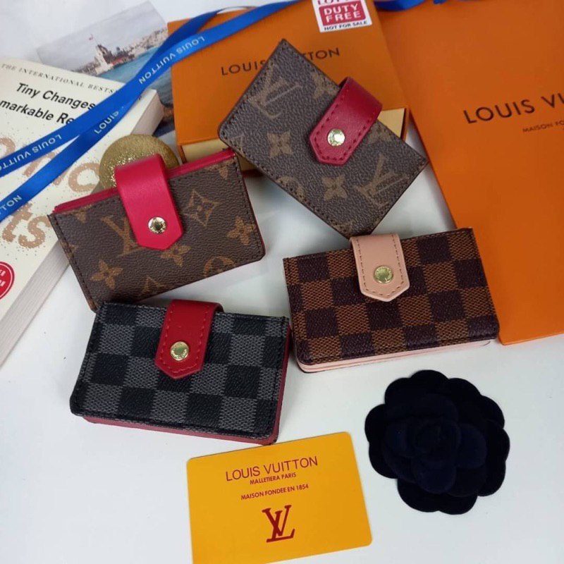 LOUIS VUITTON Monogram Porte Cartes Simple Card Case M61733 LV Auth yk7791  Cloth ref.1011218 - Joli Closet