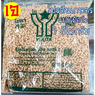 โปรตีนเกษตร เบอร์ 2 ขนาดเม็ดถั่ว(เม็ดเล็ก) โยตา อาหารเจ ทอดกรอบ ขนาด 1 กิโลกรัม