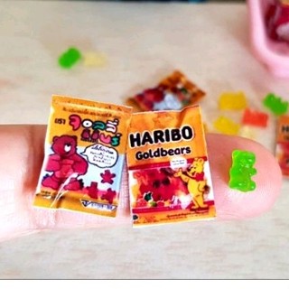 ของจิ๋วขนมเจลลี่หมีจิ๋ว,จอลลี่แบร์จิ๋ว,HARIBOจิ๋ว