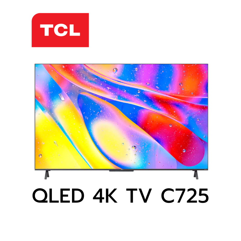 TCL 65C725 ขนาด 65 นิ้ว QLED TV 4K / รับประกันศูนย์ 3 ปี / ส่งฟรี / ผ่อน 0% สูงสุด 10 เดือน