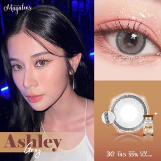 Ashley gray คอนแทคเลนส์ (Mayalens ค่าอมน้ำ55%)