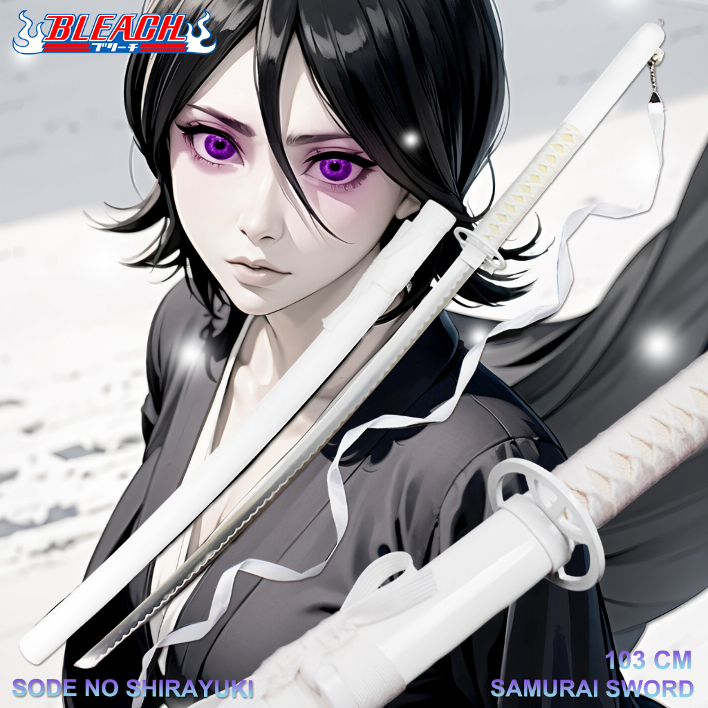 Japan Bleach บลีช เทพมรณะ สีขาวหิมะ Rukia Kuchiki คุจิกิ ลูเคีย ยมทูตหญิง ดาบซามูไร ลับคม Sword Samu