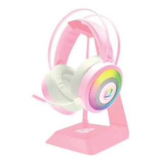 ขาตั้งหูฟัง SIGNO HS-800 ขาตั้งหูฟัง Gaming Headphone Stand สีชมพู