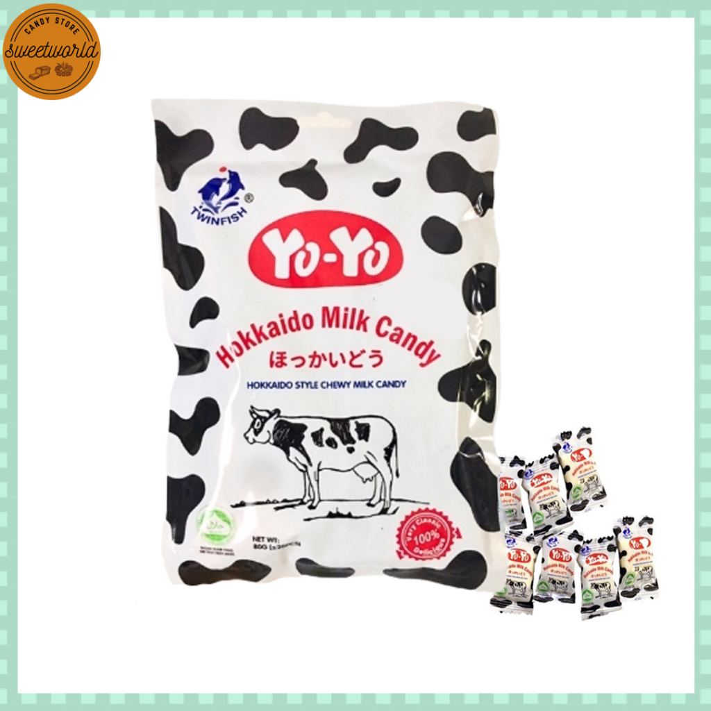 🐄ลูกอมนม ฮอกไกโด 80 กรัม/ห่อ🐄 Hokkaido Milk Candy นมฮอกไกโด ลูกอมนม ลูกอม แคนดี้ นมอัดเม็ด
