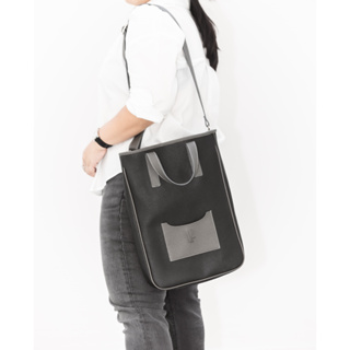 PT.PETIT Tote bag เอนกประสงค์ ใส่ เอกสารและคอมพิวเตอร์ messenger shoulder bag design for laptop notebook 14" 15" size