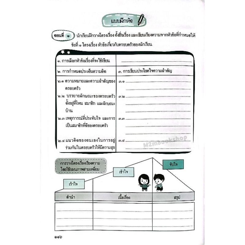 สาธิตจุฬา หนังสือการใช้ภาษาไทย ชุดสื่อสารภาษาเชี่ยวชาญ ป. 6 (มีเฉลย) ราคา ถูกที่สุด ดีลบีเคเค แกลเลอรีภาพที่ 4