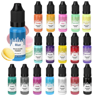 เอสเซนส์สีทึบ สีผสมเรซิ่น สีผสมepoxy ขนาด10ml 30สี SOLID COLORS