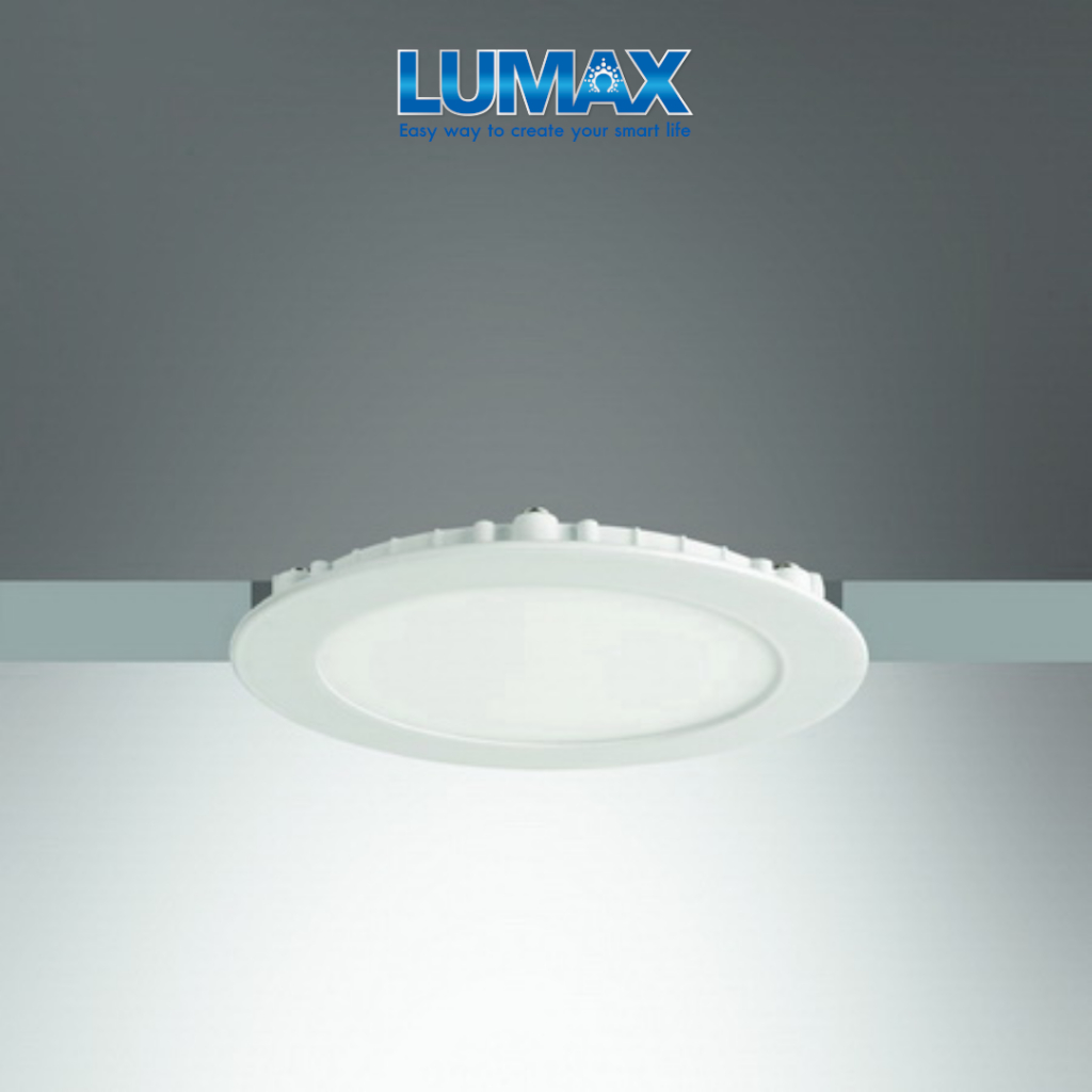 LUMAX ชุดโคมดาวน์ไลท์ กลม  LED PANEL 12 วัตต์ รุ่น RPL150 มีแสงให้เลือก 3 แสง Warm White, Cool Light