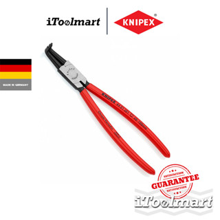 KNIPEX คีมหุบแหวนปากงอ 44 21 J31 SB ด้ามพลาสติก 40-100 mm.