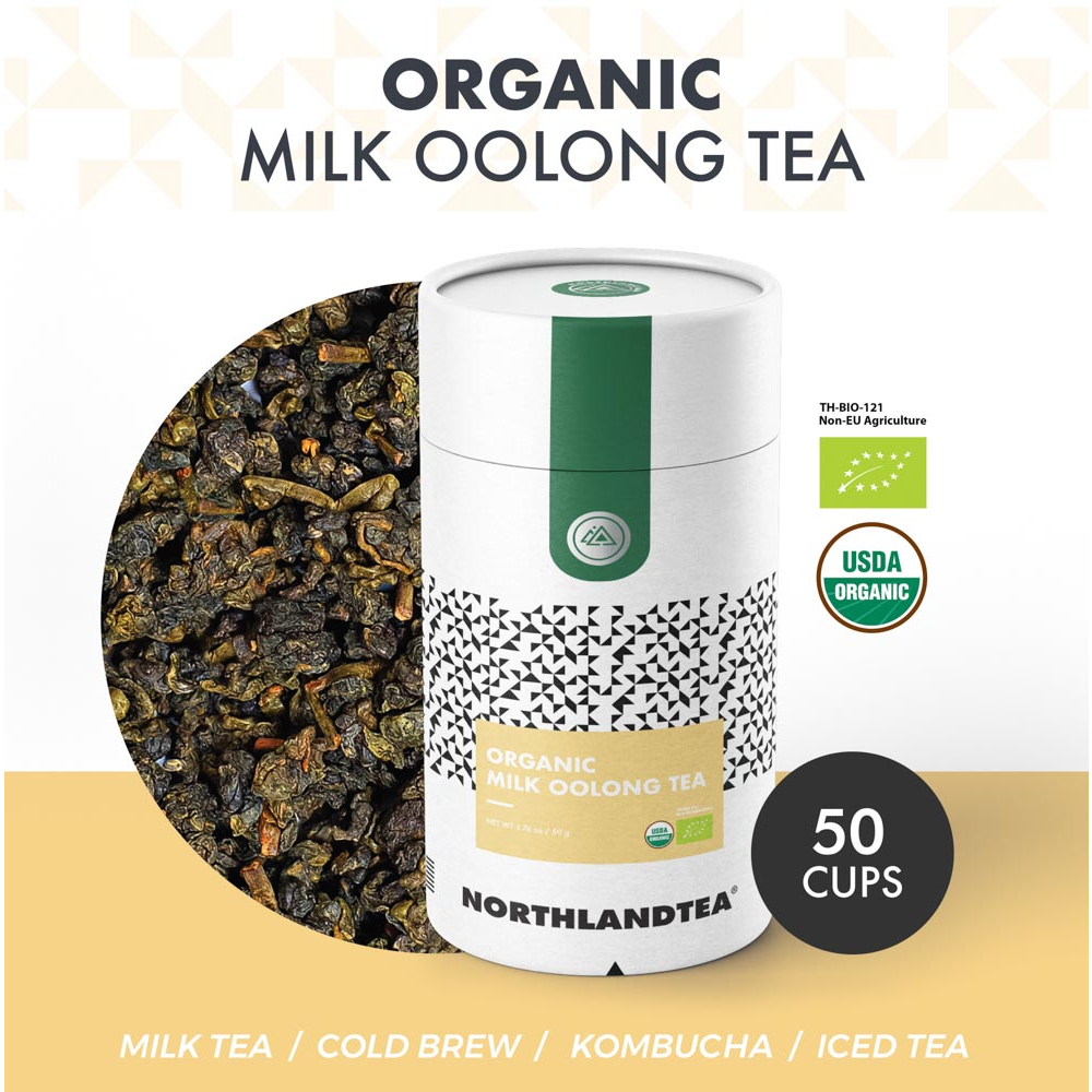 Northlandtea - ชาอู่หลงเบอร์ 12 USDA & EU ออร์แกนิค 50g - HOT&ICED TEA / COLD BREW / KOMBUCHA etc.