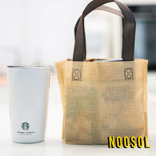 [ลายกระสอบ]🌰 Noosol ถุงกาแฟ น้องมินิ ถุงผ้าสปันบอนด์ ของแถมจีบลูกค้า ถุงใส่ของว่าง ของชำร่วย จัดเบรค 06680