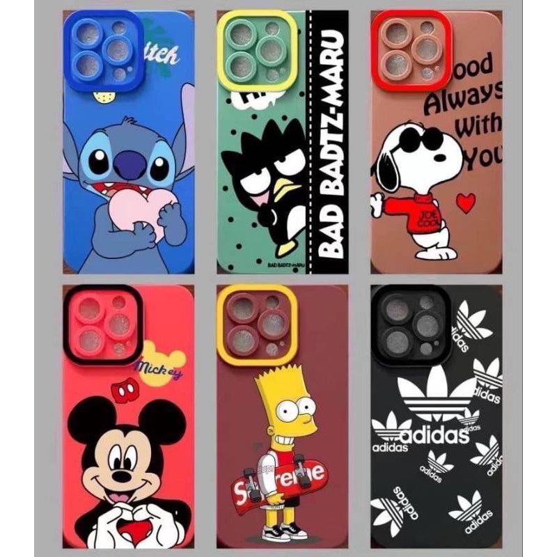 เคส สำหรับ รุ่น Vivo V27 V15 V11i V9 Y15S เคสนิ่มTPUลายการ์ตูนคลุมเลนส์กล้องลายสวย พร้อมส่งจากไทย