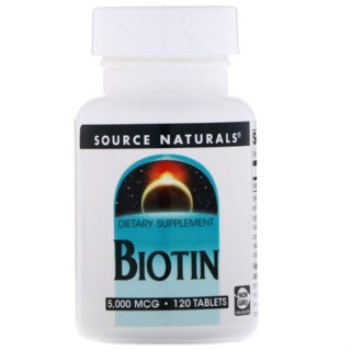 ไบโอติน Biotin, 5,000 mcg.