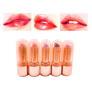 ลิปสติก Kiss Beauty Crystal Shine Lipstick 35971-03 ลิปกลอส มันวาวอย่างเป็นธรรมชาติ ริมฝีปากนุ่มมีคุณภาพสูง