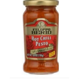 ซอสพาสต้า Filippo Berio Pesto Sauce Hot Chilli 190g