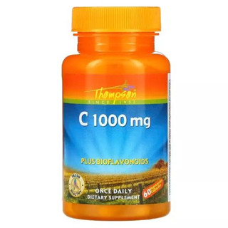 วิตามินซี Thompson, C1000 mg, 60 Vegetarian Capsules