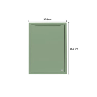 King Platinum บานซิงค์เดี่ยว รุ่นเคิร์ฟ / รุ่นเพิร์ล ขนาด 50.8x68.8x8.5 ซม. (พิตาชิโอ)
