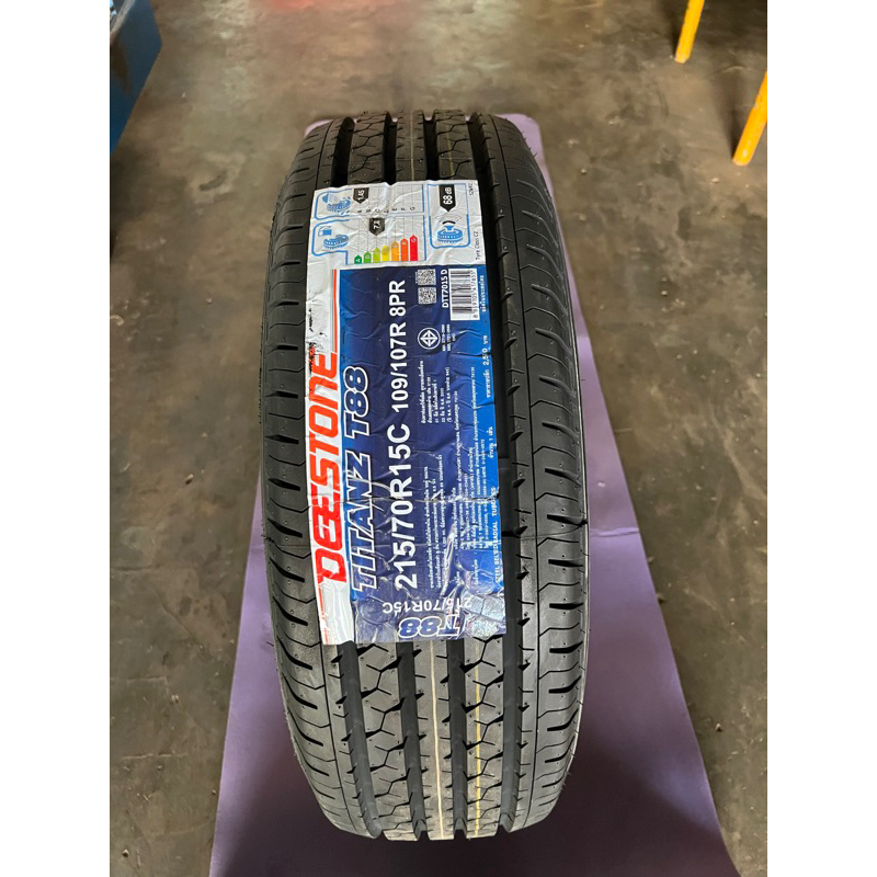 ยาง215/70/r15 DEESTONE  T88 ยางรถยนต์ ยางรถกระบะ ขอบ15 ยางใหม่ปี2023(1เส้น เเถมฟรีจุ๊บลม1ตัว)