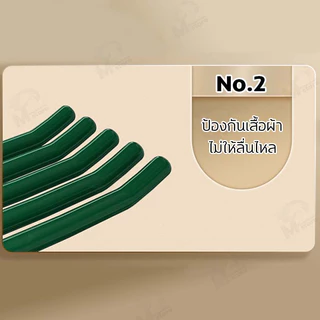 [หนา เเข็งเเรง!!] ไม้แขวนกางเกง รูปทรงห่าน เคลือบซิลิโคนกันลื่น เด็ก 29 cm ผู้ใหญ่ 35 cm 1แพ็ค มี 5 ชิ้น CM