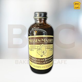 กลิ่นวานิลลาสกัดเข้มข้น Nielsen-Massey Madagascar Bourbon Pure Vanilla Extract 4 oz 118 ml