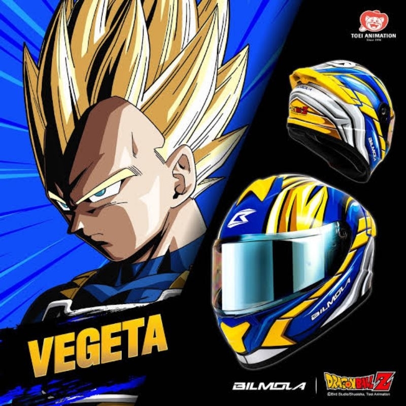 หมวกกันน็อค Bilmola Dragon Ball Z Special Edition Vegeta