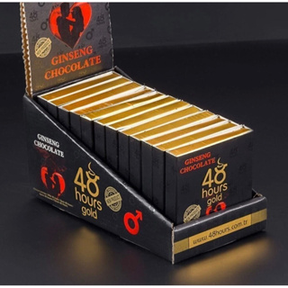 48 Hours Gold Ginseng Chocolate / ช็อกโกแลตผสมโสม เพิ่มสมรรถภาพ ขนาด 16 gr.