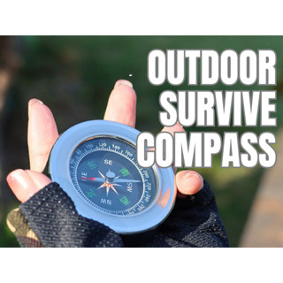 💥พร้อมส่ง💥Camping Outdoor 60mm stainless steel compass north needle ผลิตภัณฑ์กลางแจ้ง เหล็กกล้าไร้สนิม เข็มทิศ เข็มทิศ