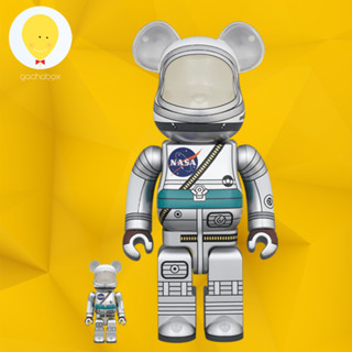 gachabox Bearbrick Project Mercury Astronaut 100% + 400% - แบร์บริค ของแท้ พร้อมส่ง Be@rbrick Medicom Toy