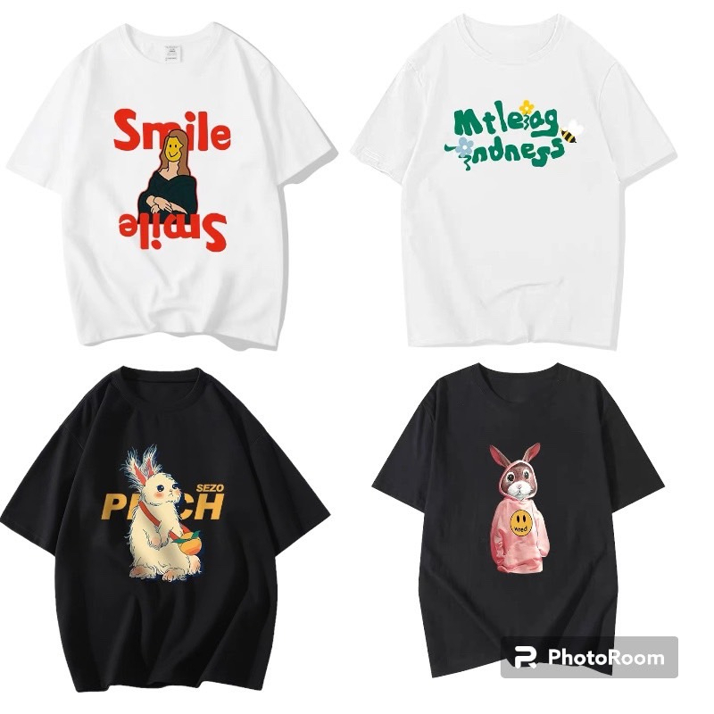 MYGIRLSHOP.TH เสื้อยือคอตตอน100%ผ้านิ่มใส่สบาย6600