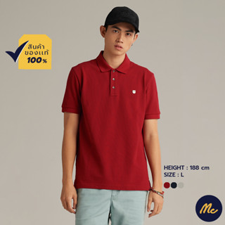 Mc JEANS เสื้อโปโลแขนสั้นผู้ชาย 4 สี MPTZ025