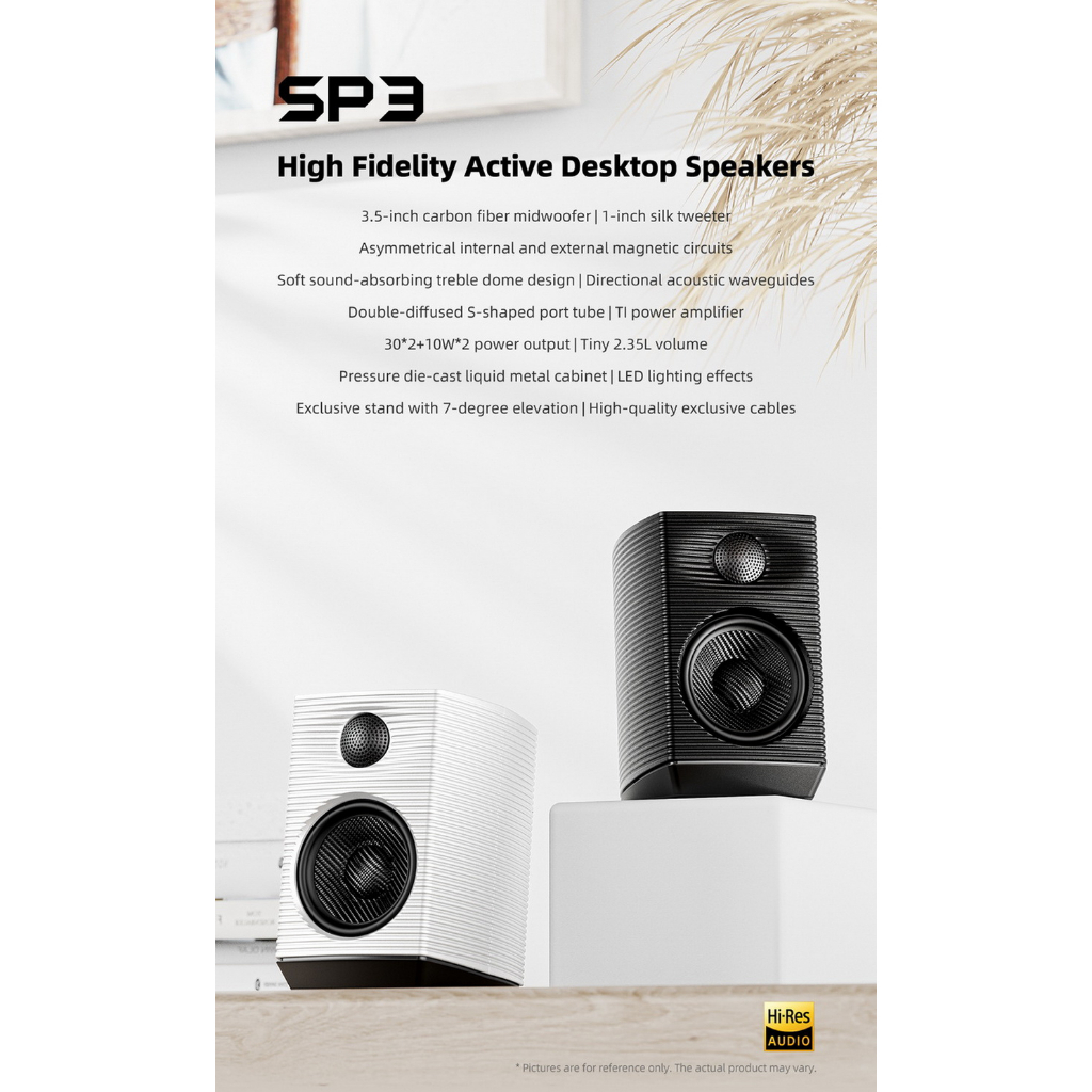 FiiO SP3 สุดยอดลำโพง Active Speakers รองรับ Hi-Res ประกันศูนย์ไทย