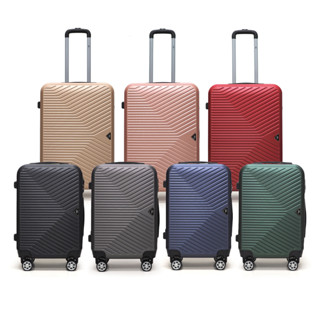 HQ LUGGAGE กระเป๋าเดินทาง ABS 4 ล้อคู่ กุญแจล็อค 3 รหัส รุ่น 8874