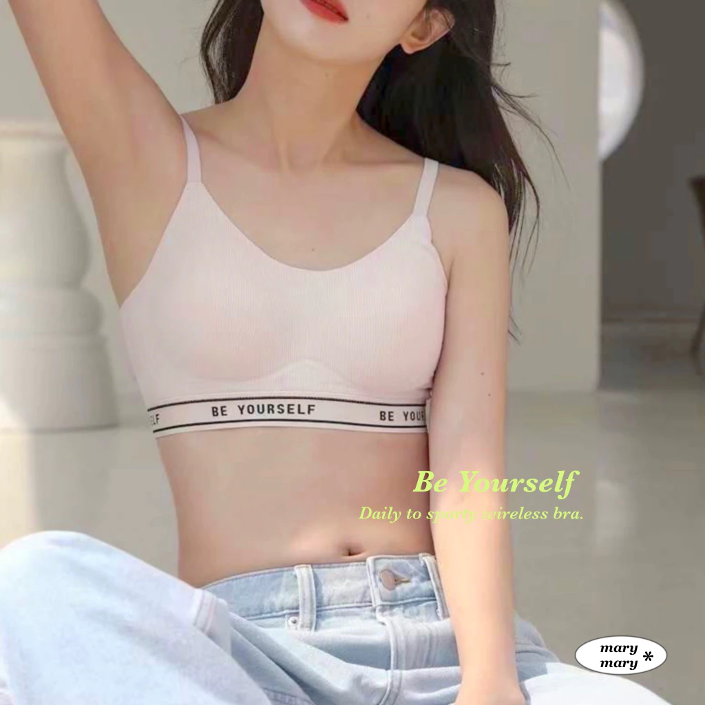 BE YOURSELF bra daily to sporty บราไร้โครง ทรงสปอร์ต MARYXMARY thumbnail 4