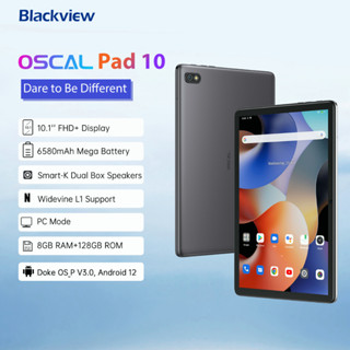 Blackview Oscal Pad 10 10.1 Display  8GB 128GB 6580mAh Widevine L1 13MP+8MP Camera Tablet  Android 12