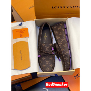 [ พร้อมส่ง ] LV Driver Loafers " brown " Size 40 - 46 [ ORI ]