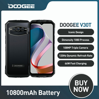 DOOGEE V30T 5G Rugged Phone Dimensity 1080 6nm 12+256GB 108MP Camera 10800mAh Phone 6.58&amp;quot; FHD 120Hz Display