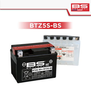 แบตเตอรี่ แบตเตอรี่มอเตอร์ไซค์ BS BTZ5S-BS / BTX4L+(FA)BTZ5S(FA) SLA (แบตเจล) สำหรับ Wave Click Fino MSX KSR R15 Mslaz