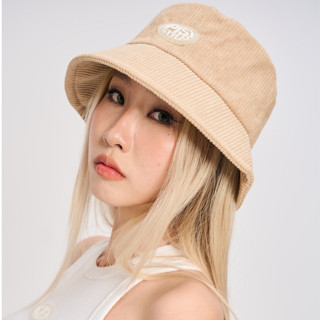 หมวกบักเก็ตลูกฟูก รุ่น 2 PISI Corduroy Bucket Hat สีเบจ