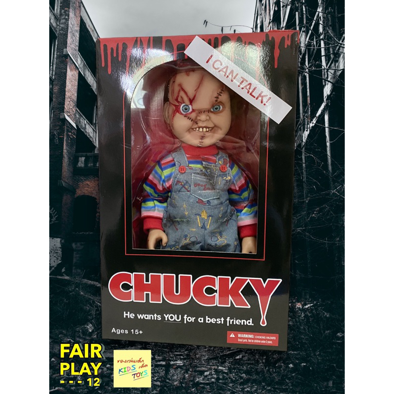 ของแท้ Mezco Mega Scale Chucky Talking Scarred Chucky สินค้ามือ1