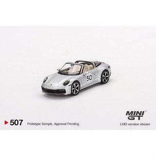 MINI GT No.507 Porsche 911 Targa 4S Heritage Design Edition GT Silver Metallic RHD MGT00507-R